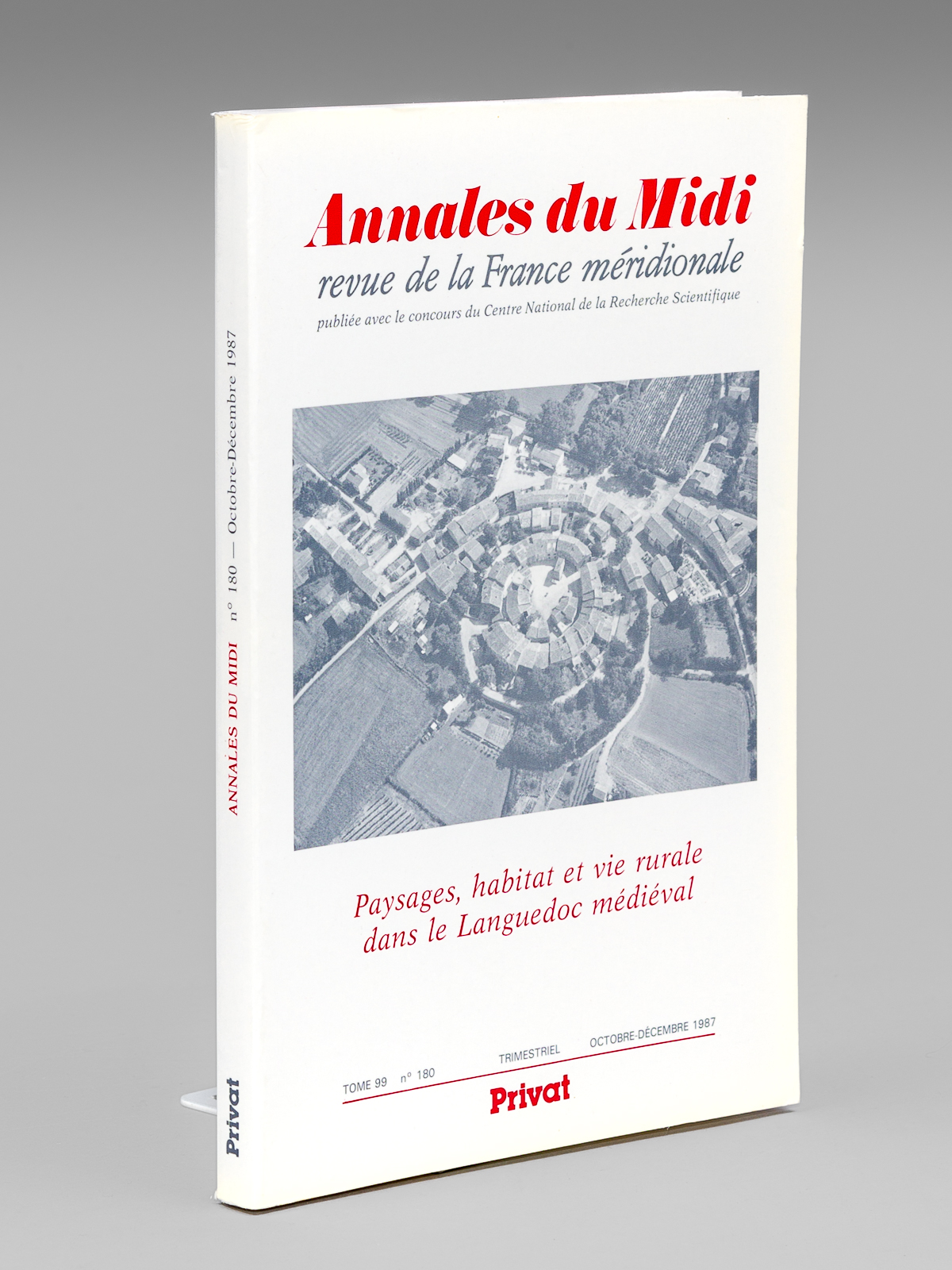 photo n°8 : Paysages, habitat et vie rurale dans le Languedoc médiéval. Annales du Midi. Revue archéologique, historique et philologique de la France médiévale. Tome 99 n° 180 octobre-décembre 1987