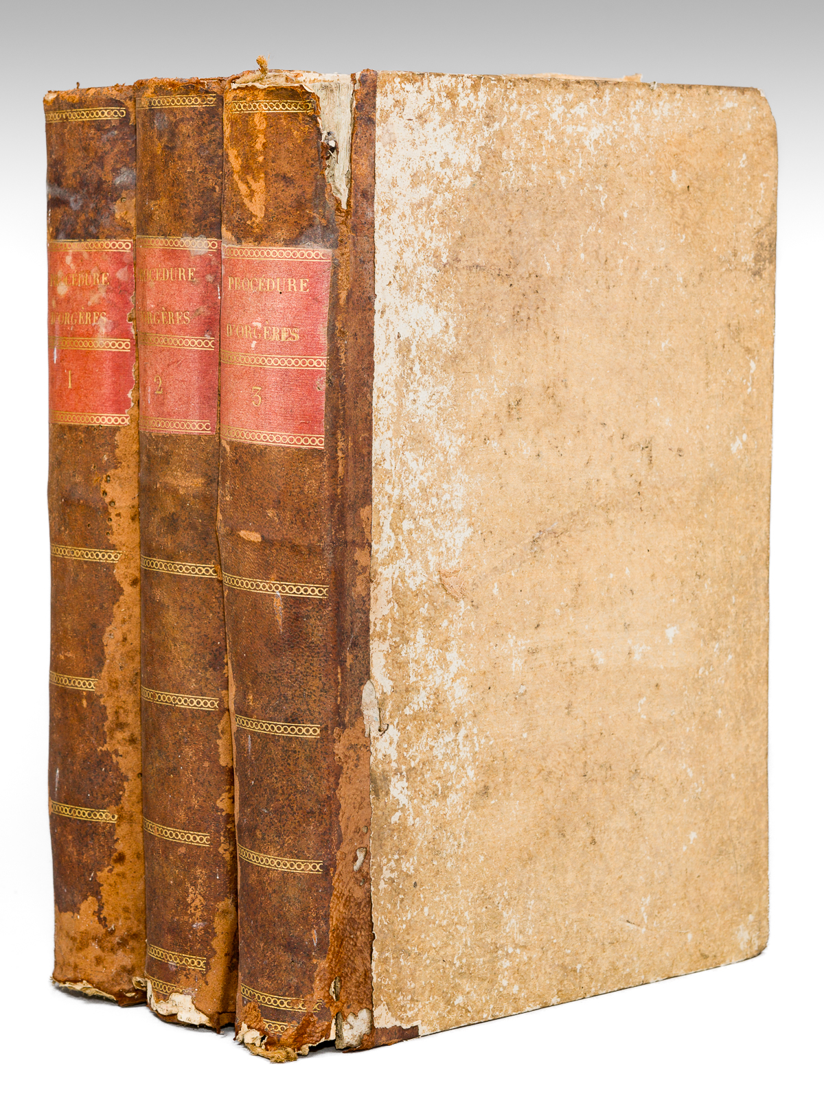 photo n°11 : Pièces de la Procédure Criminelle Tenues contre les Accusés dans l'affaire d'Orgères (3 Volumes - Complet) [ Edition originale ]