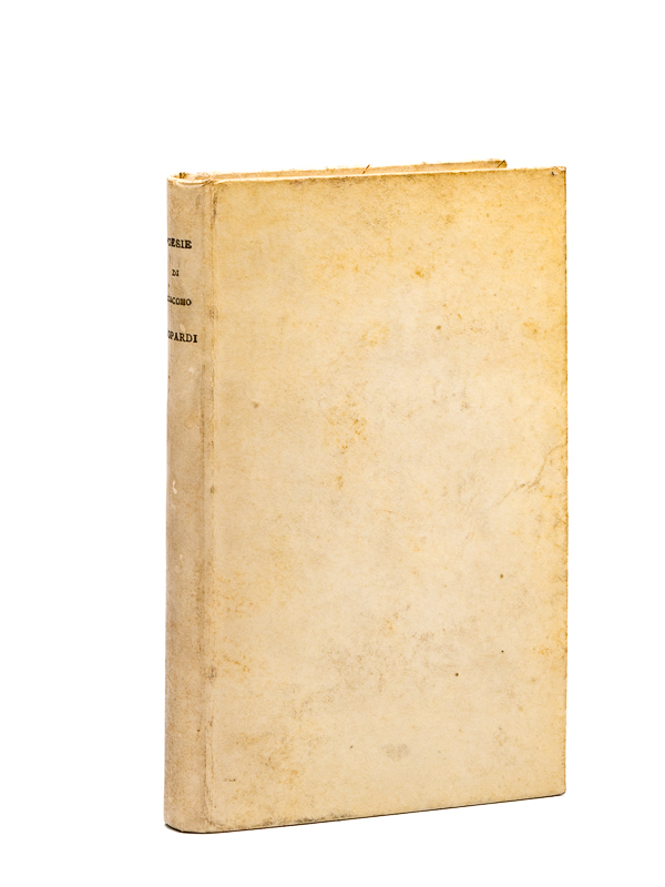 photo n°11 : Poesie di Giacomo Leopardi precedute da alcuni cenni di Domenico Capellina, intorno alla vita e agli scritti dell'autore