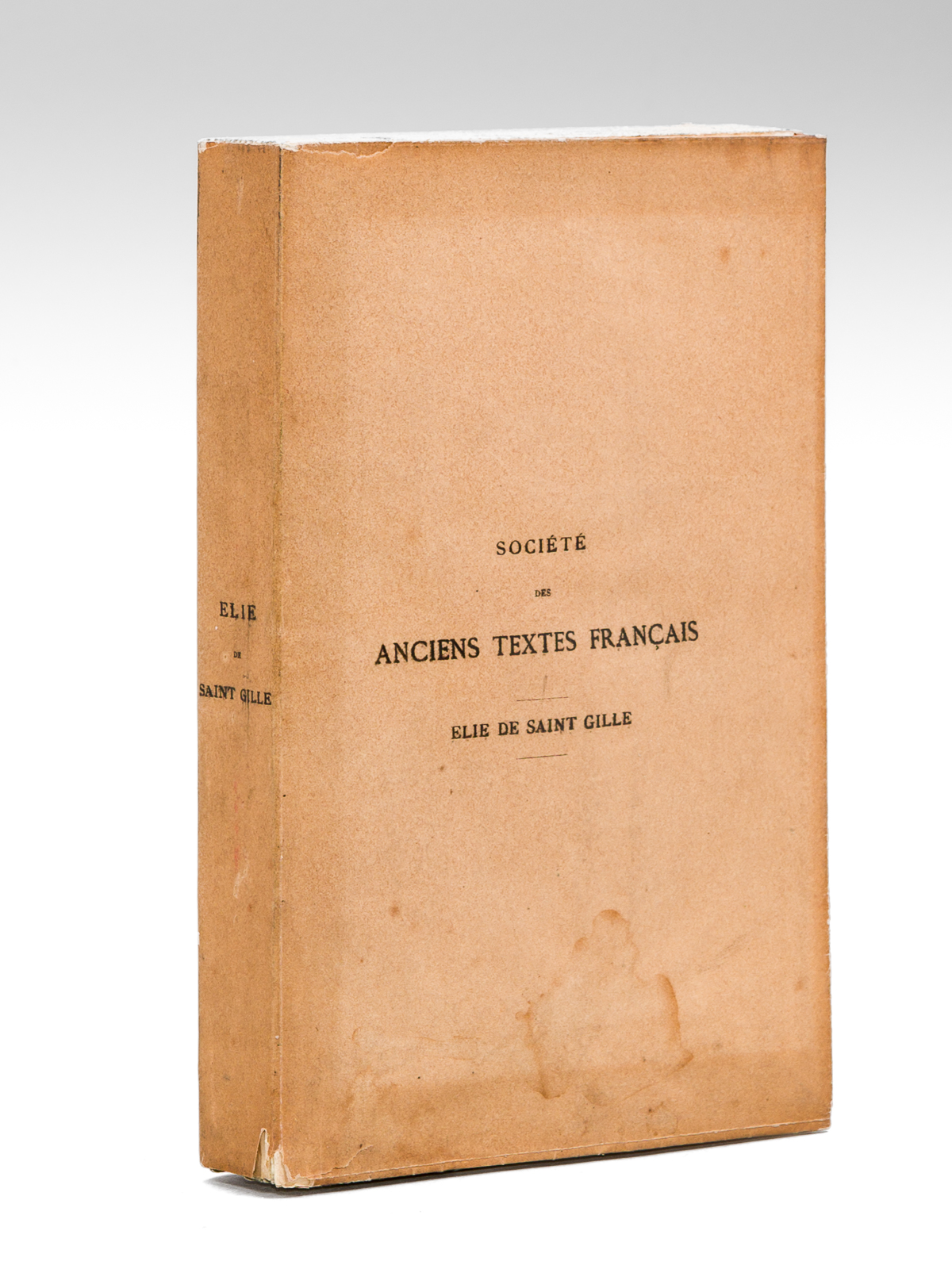 photo n°7 : Elie de Saint Gille. Chanson de Geste publiée avec introduction , glossaire et index