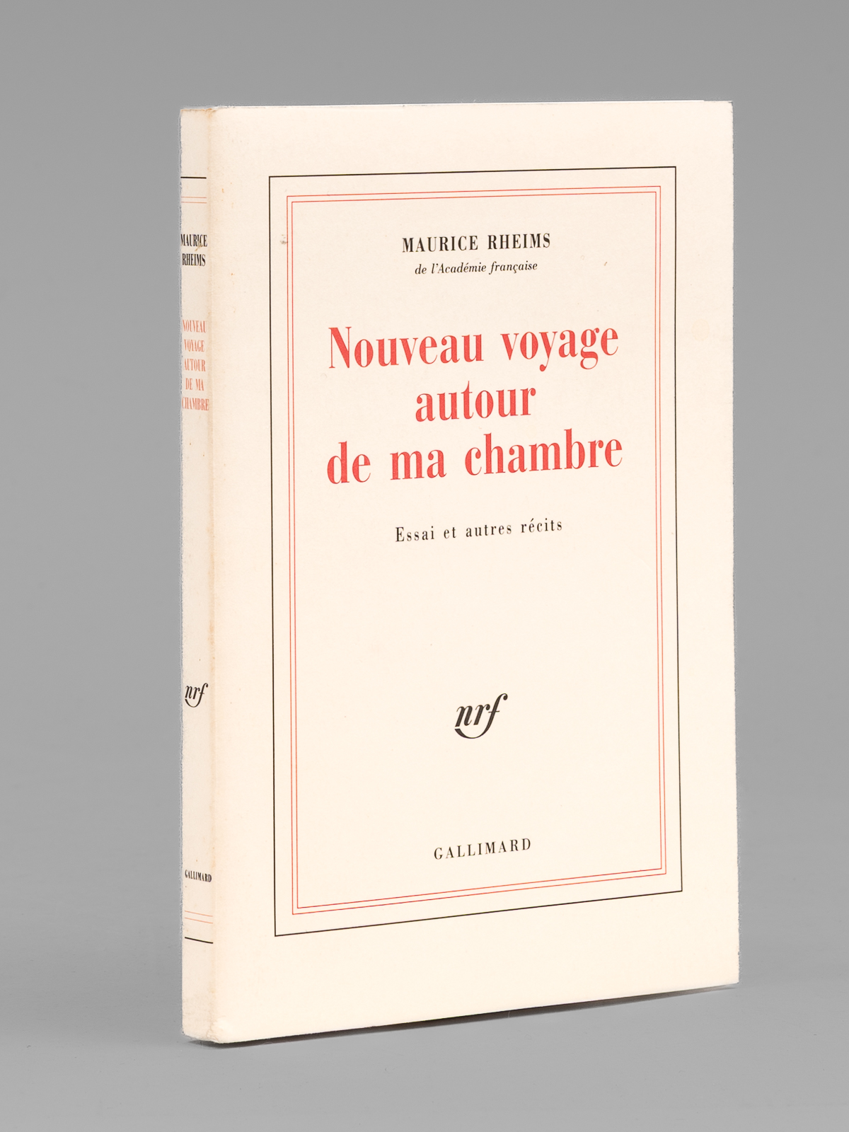 photo n&deg;9 : Nouveau Voyage au tour de ma Chambre. Essai et autres r&eacute;cits [&nbsp;Livre d&eacute;dicac&eacute; par l'auteur &agrave; Maurice Druon ]