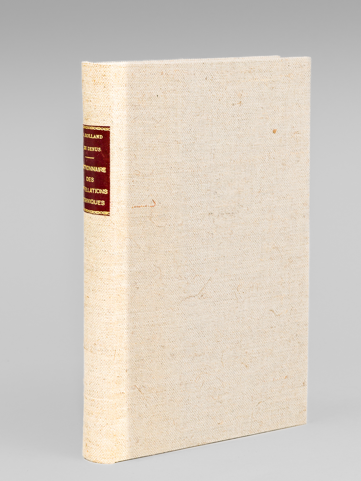 photo n°12 : Dictionnaire des Appellations Ethniques de la France et de ses Colonies