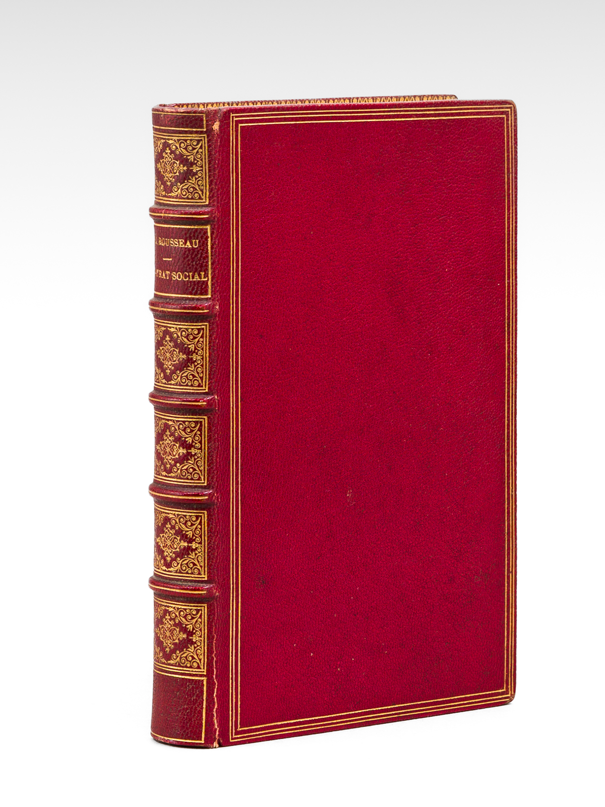 photo n°12 : Contrat Social ou Principes du Droit Politique précédé de Discours, Lettres à d'Alembert sur les Spectacles et suivi de Considérations sur  le Gouvernement de Pologne et la Réforme Projetée en avril 1772, L