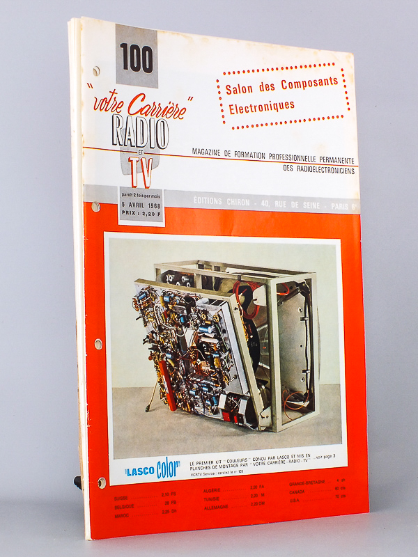 photo n&deg;10 : R&eacute;alisez votre t&eacute;l&eacute;viseur couleur : Kit LASCO Color - ' Votre Carri&egrave;re Radio et T.V. ' , Magazine de formation professionnelle permanente des Radio&eacute;lectroniciens [ S&eacute;rie de 7 le&ccedil;ons &agrave; pagination cont