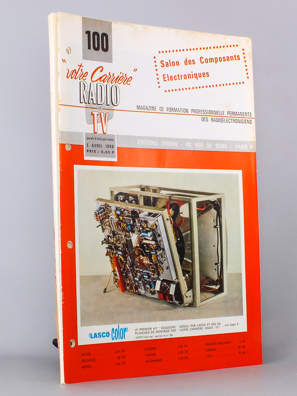 photo n°10 : Réalisez votre téléviseur couleur : Kit LASCO Color - ' Votre Carrière Radio et T.V. ' , Magazine de formation professionnelle permanente des Radioélectroniciens [ Série de 7 leçons à pagination cont