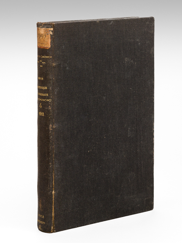 photo n°9 : Revue Historique de Bordeaux et du Département de la Gironde. Tome IV : 1911