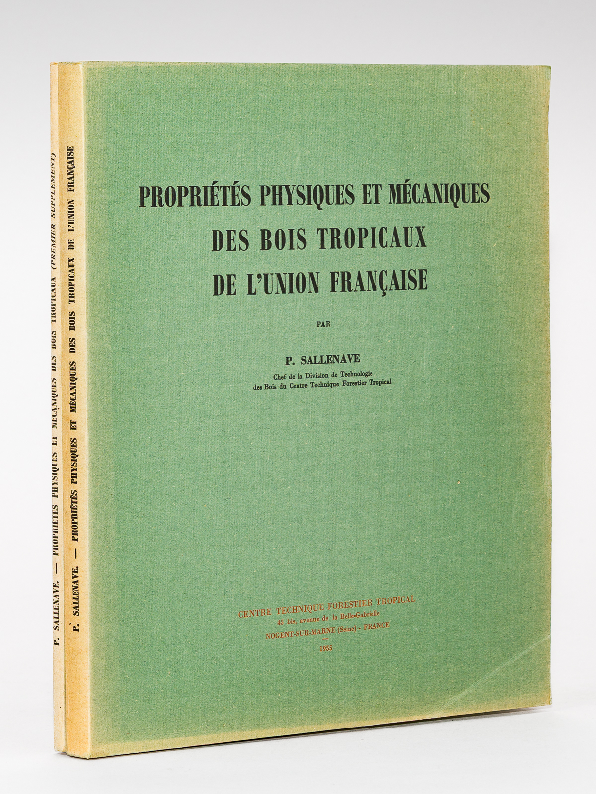 photo n°11 : Propriétés physique et mécaniques des bois tropicaux de l'Union Française [ suivi de : ] Propriétés physique et mécaniques des bois tropicaux - Premier supplément