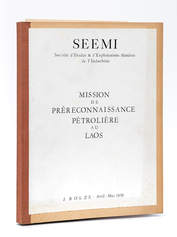 photo n°14 : Mission de préreconnaissance pétrolière du Laos. J. Bolze, Avril - Mai 1958