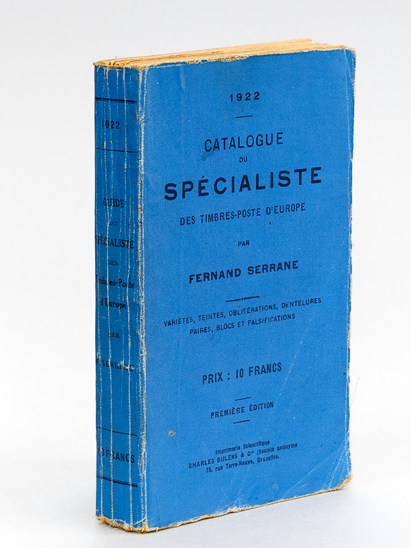photo n°11 : Catalogue du spécialiste des timbres-poste d'Europe - 1922