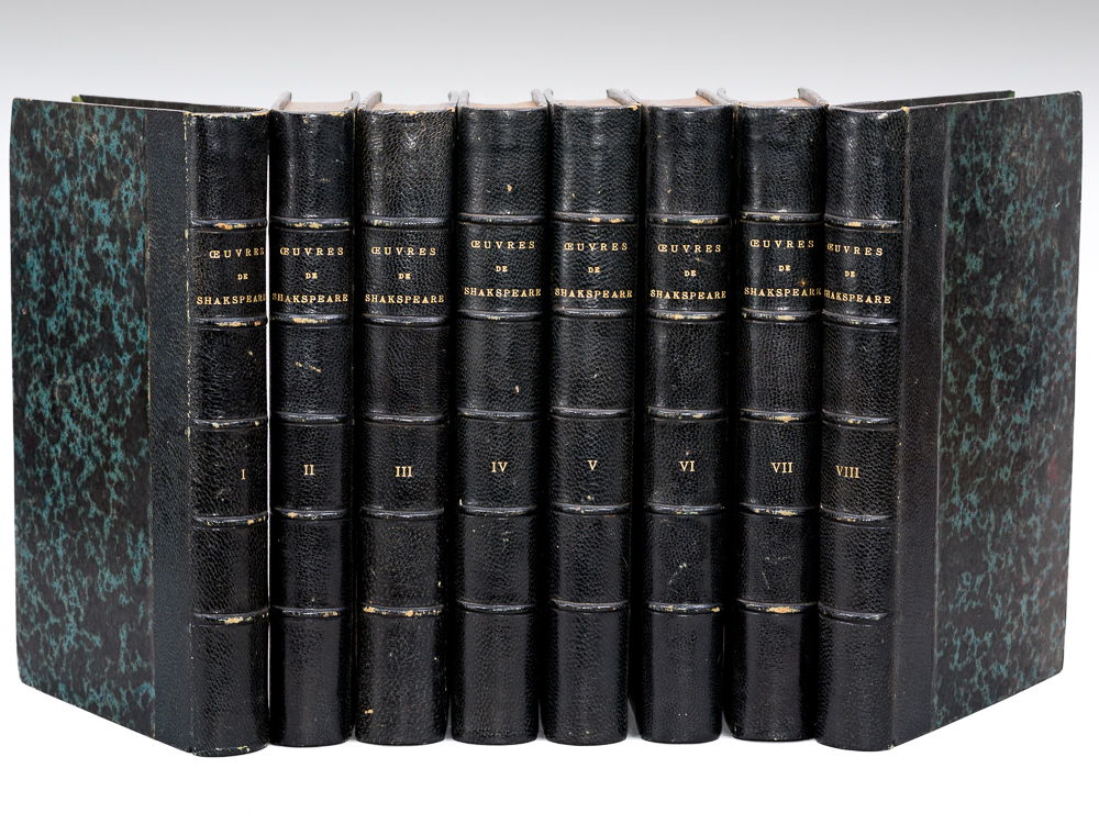photo n°13 : Oeuvres complètes de Shakspeare (8 Tomes - Complet) [ Shakespeare ] Tome I : Vie de Shakspeare. Hamlet. La Tempête. Coriolan; Tome II : Jules César. Cléopâtre. Macbeth. Les Méprises. Beaucoup de bruit pour rien ; To
