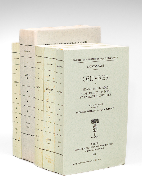 photo n°9 : Oeuvres (5 Tomes - Complet) Tome I : Les Oeuvres (1629) ; Tome II : Suitte des Oeuvres (1631) Seconde Partie des oeuvres (1643) ; Tome III : Tome ridicule (1643) Caprice. Epistre héroï-comique (1644) - Troisiesme Partie des oeuvres (1649) L'Al
