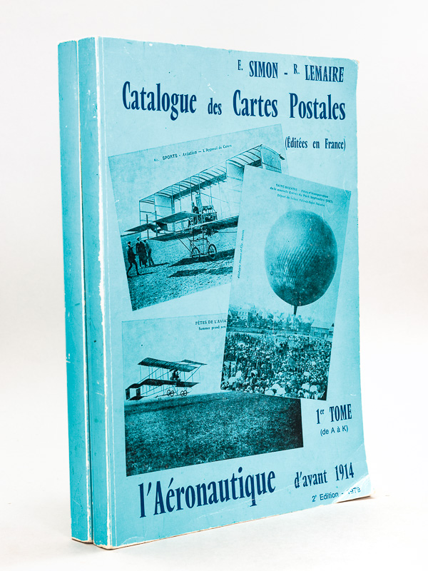 photo n°9 : Catalogue des Cartes Postales. L'Aéronautique d'avant 1914 (2 Tomes - Complet) Tome 1 : A-K ; Tome 2 : L-Z