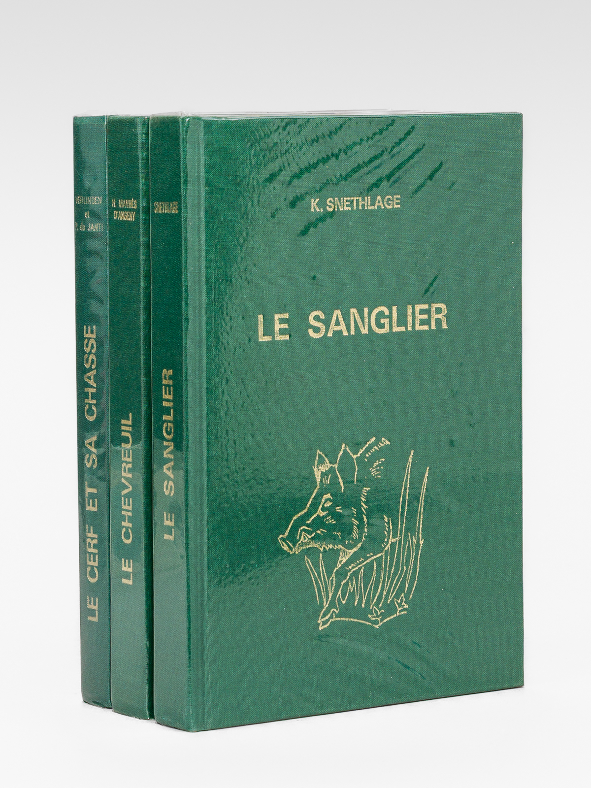 photo n°10 : [ Lot de 3 livres sur la chasse au gros gibier ] Le Sanglier ; Le Chevreuil ; Le Cerf et sa chasse