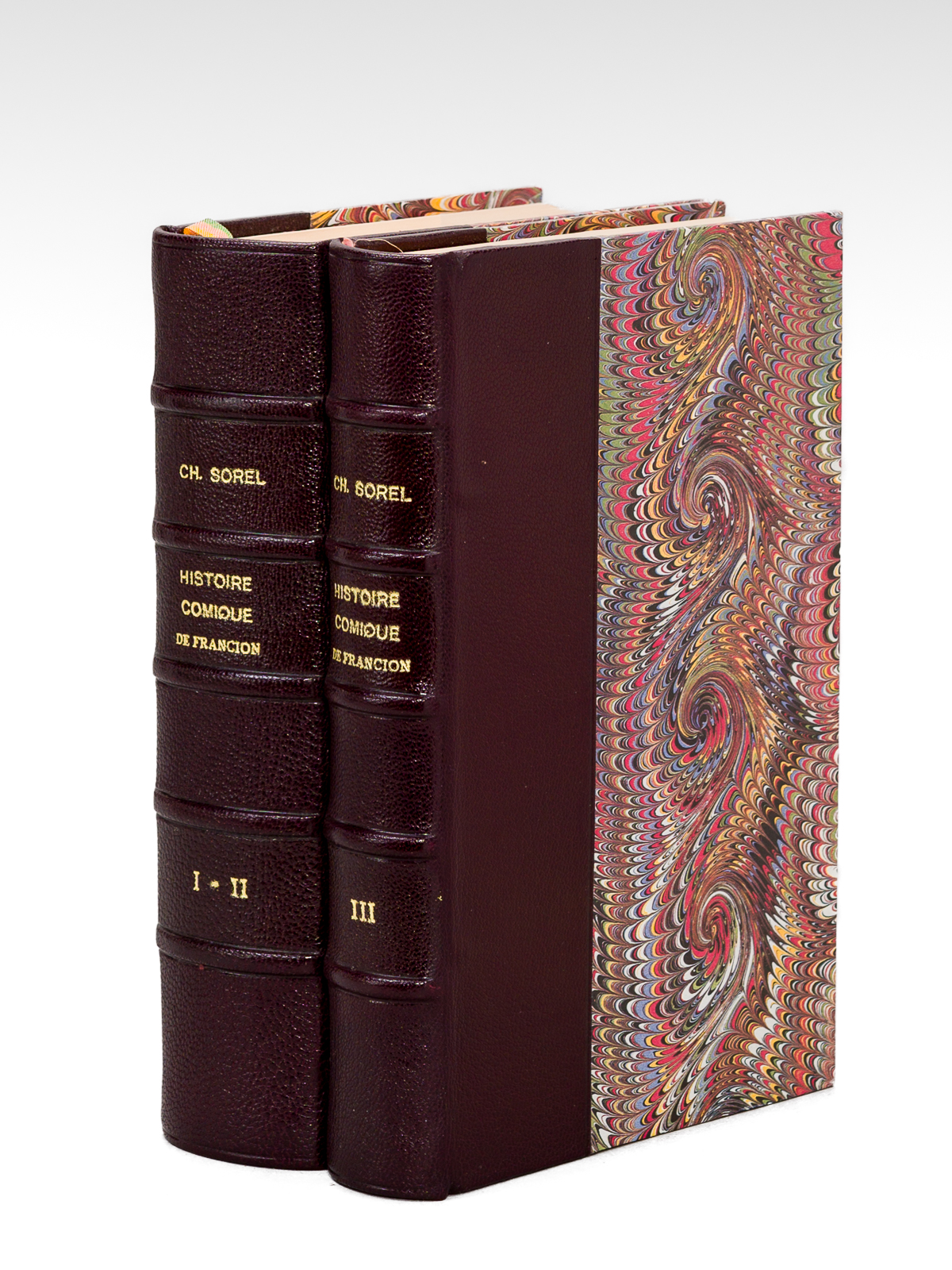 photo n°11 : Histoire comique de Francion (4 tomes reliés en 2 volumes, complet) réimprimée sur l'exemplaire unique de l'édition originale (1623) et sur les éditions de 1626 et 1633