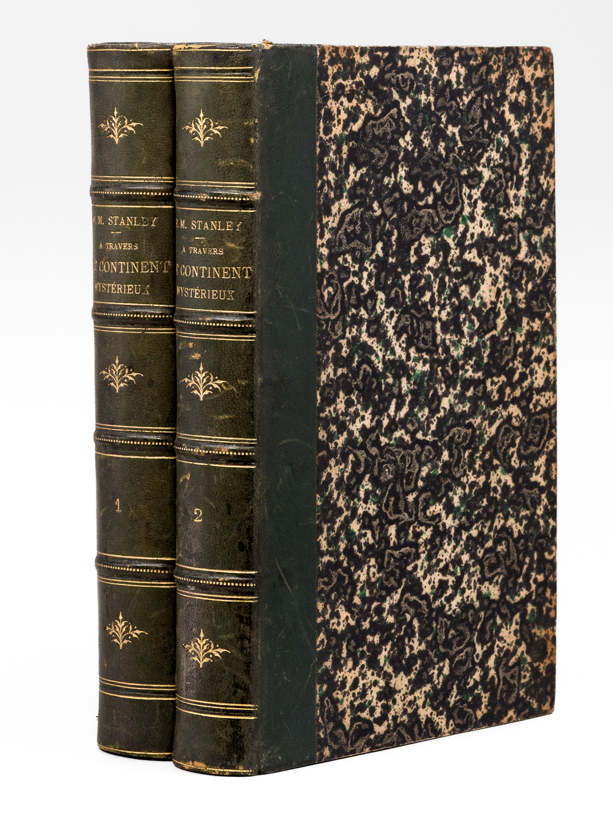 photo n&deg;20 : &Agrave; travers le Continent myst&eacute;rieux. D&eacute;couverte des sources m&eacute;ridionales du Nil, circumnavigation du lac Victoria et du lac Tanganyika, descente du fleuve Livingstone ou Congo jusqu'&agrave; l'Atlantique (2 Tomes - Complet)