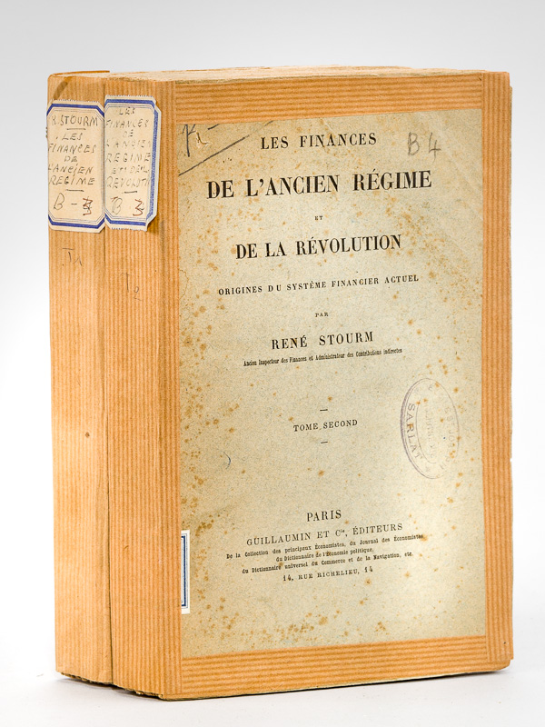 photo n°12 : Les Finances de l'Ancien Régime et de la Révolution. Origines du système financier actuel. (2 Tomes - Complet)