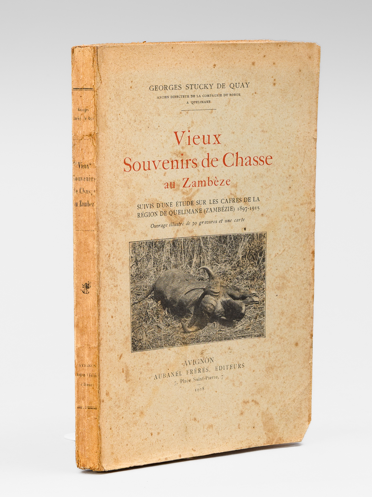 photo n&deg;11 : Vieux souvenirs de chasse au Zamb&egrave;ze. Suivis d'une &eacute;tude sur les Cafres de la r&eacute;gion de Quelimane (Zamb&eacute;zie) 1897-1915 [ Edition originale ]
