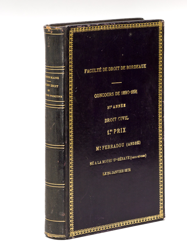 photo n°11 : Etudes sur l'Ancien Droit et la Coutume primitive [ Edition originale de la traduction ]