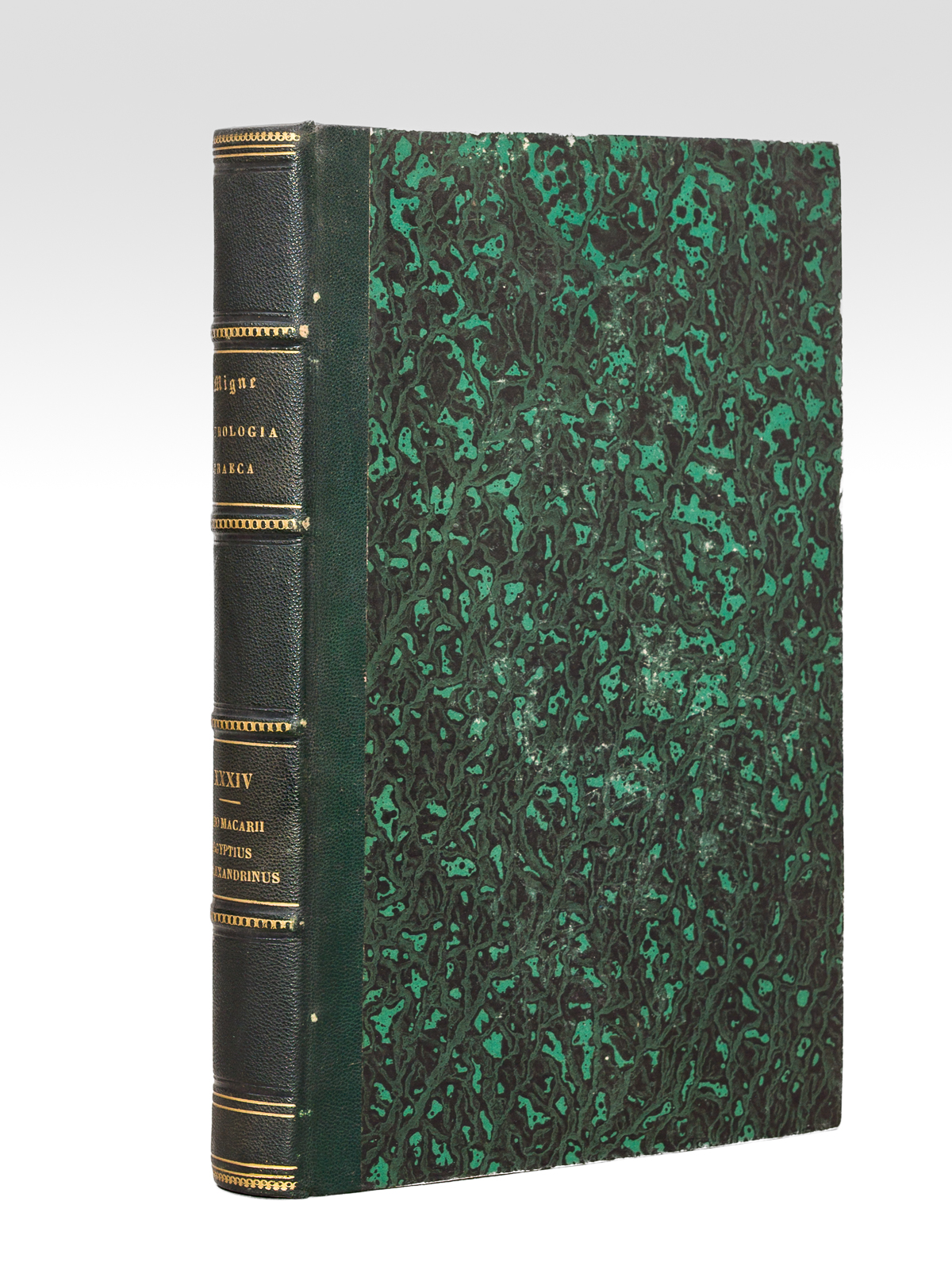 photo n°12 : Sanctorum Patrum Macarii Aegyptii, Macarii Alexandrini, Opera quae supersunt omnia (1 Tome - Complet). Patrologiae Cursus completus. Series Graeca. Tomus XXIX [ Patrologia Graeca Tome 34 -  Macaire d'Égypte et Macaire d'Alexandrie ]