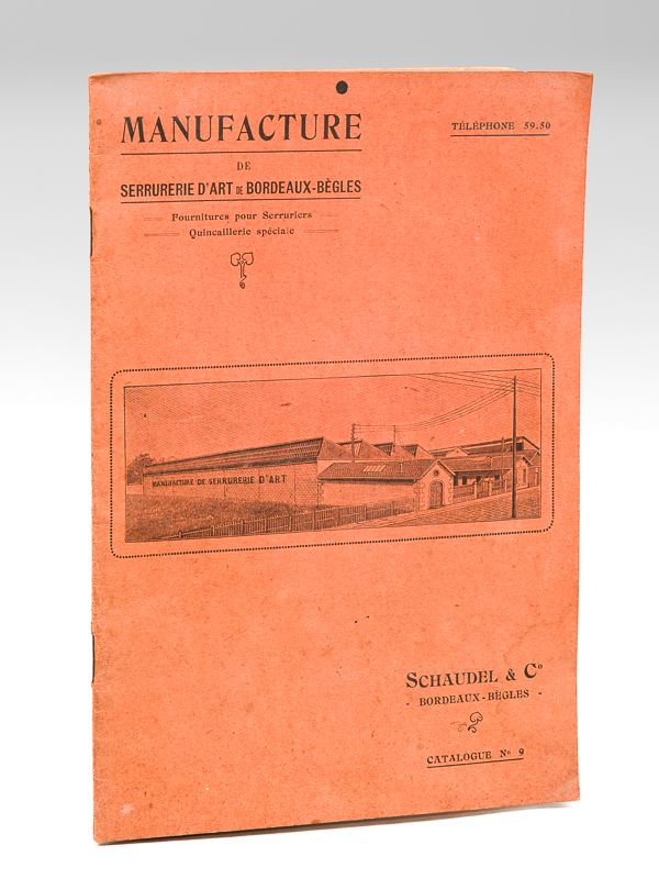 photo n°10 : Schaudel & Cie. Manufacture de Serrurerie d'Art de Bordeaux-Bègles. Fourniture pour Serruriers. Quincaillerie spéciale. Catalogue n° 9.