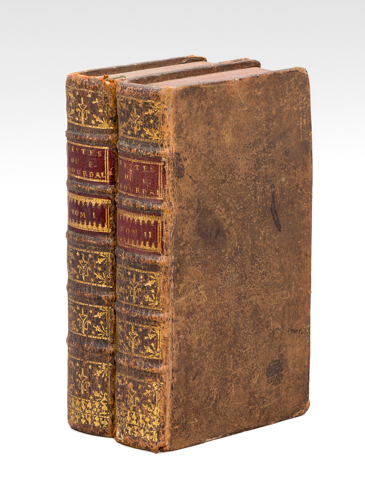 photo n°10 : Sermons du Père Bourdaloue, de la Compagnie de Jésus, pour les Festes des Saints, et pour des Vestures & Professions Religieuses (2 Tomes - Complet)