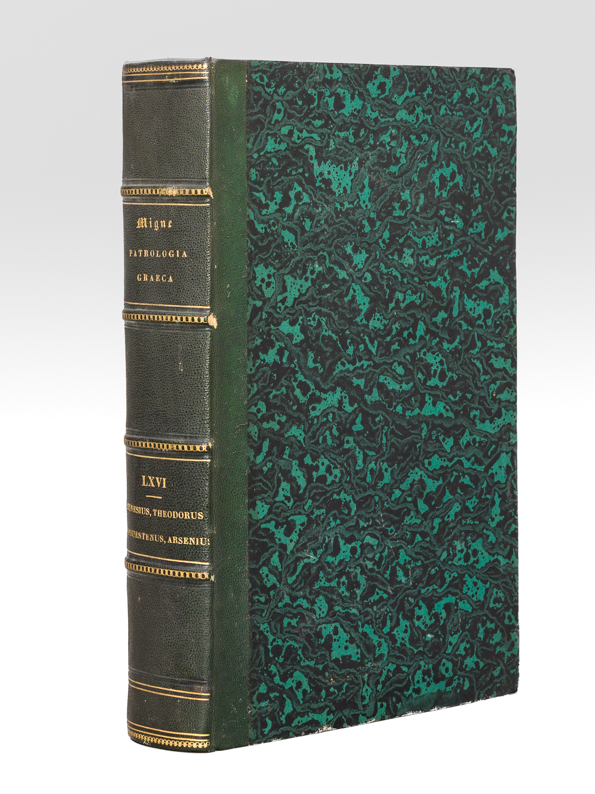 photo n°13 : Synesii Episcopi Cyrenes Opera quae exstant omnia. Accedunt Theodori Mopsuesteni Episcopi, S. Arsenii Eremitae Scripta vel Scriptorum Fragmenta quae supersunt (1 Tome - Complet). Patrologiae Cursus completus. Series Graeca. Tomus LXVI [ Patrologia Graeca