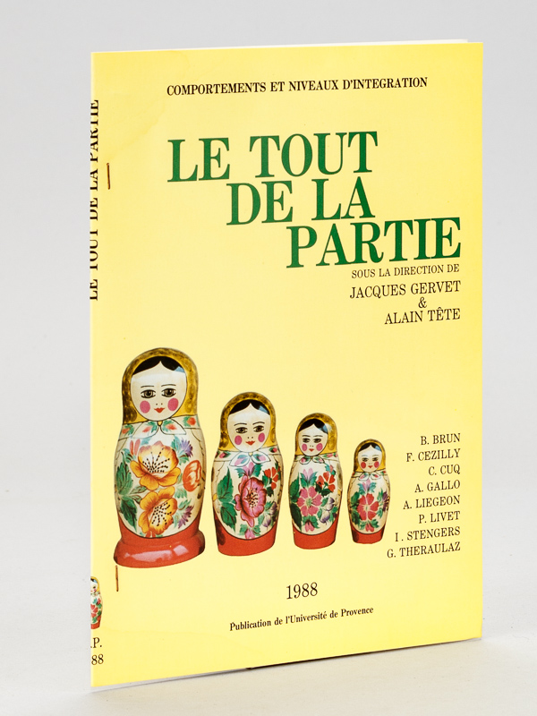 photo n°7 : Niveaux d'observation, niveaux d'organisation, niveaux d'intégration. [ Livre dédicacé par l'auteur ]