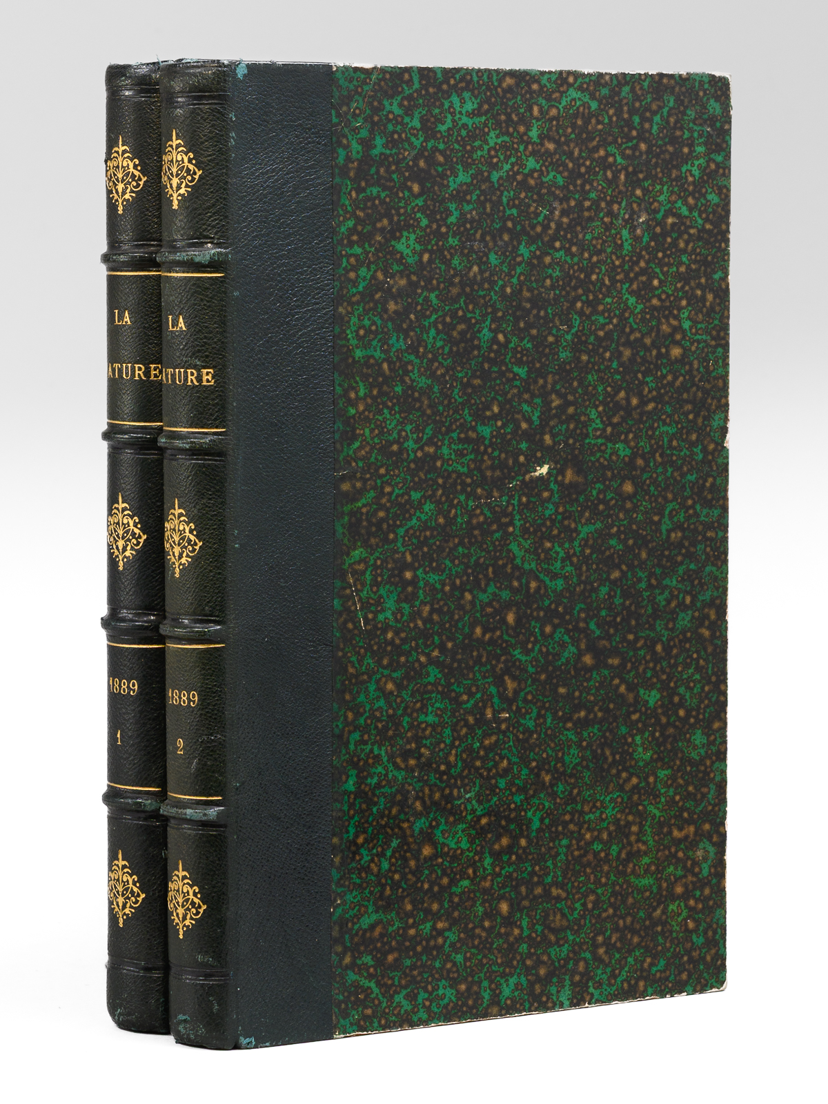 photo n&deg;18 : La Nature. Revue des Sciences et de leurs applications aux Arts et &agrave; l'Industrie. Dix-septi&egrave;me Ann&eacute;e 1889. [ Ann&eacute;e 1889 compl&egrave;te ] Premier semestre ; Deuxi&egrave;me semestre