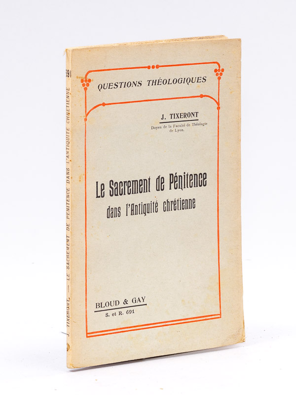 photo n°9 : Le Sacrement de Pénitence dans l'Antiquité chrétienne.