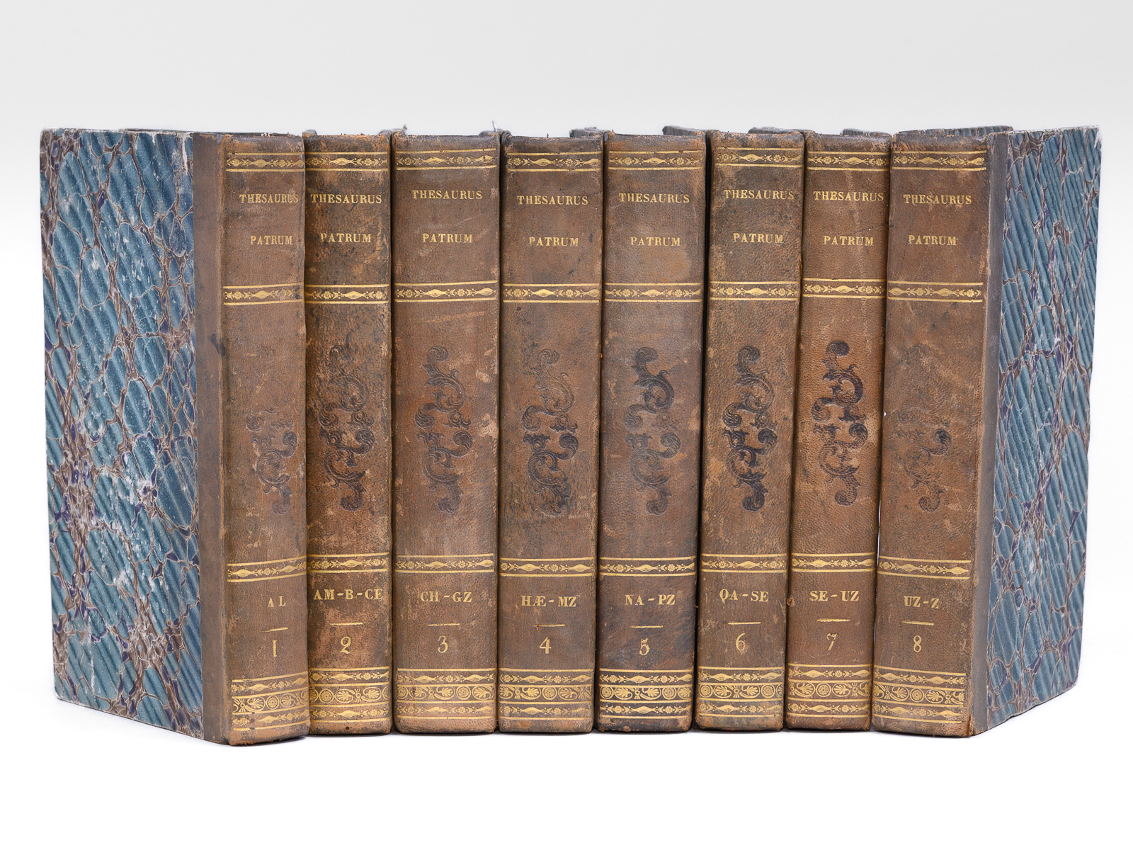 photo n°10 : Thesaurus Patrum Floresque Doctorum Qui Cum in Theologia Tum in Philosophia Olim Claruerunt Hoc Est Dicta, Sententiae et Exempla Ex-SS. Patribus [...] [ Complet : Vol. 1 - 8 , , A - Z ]