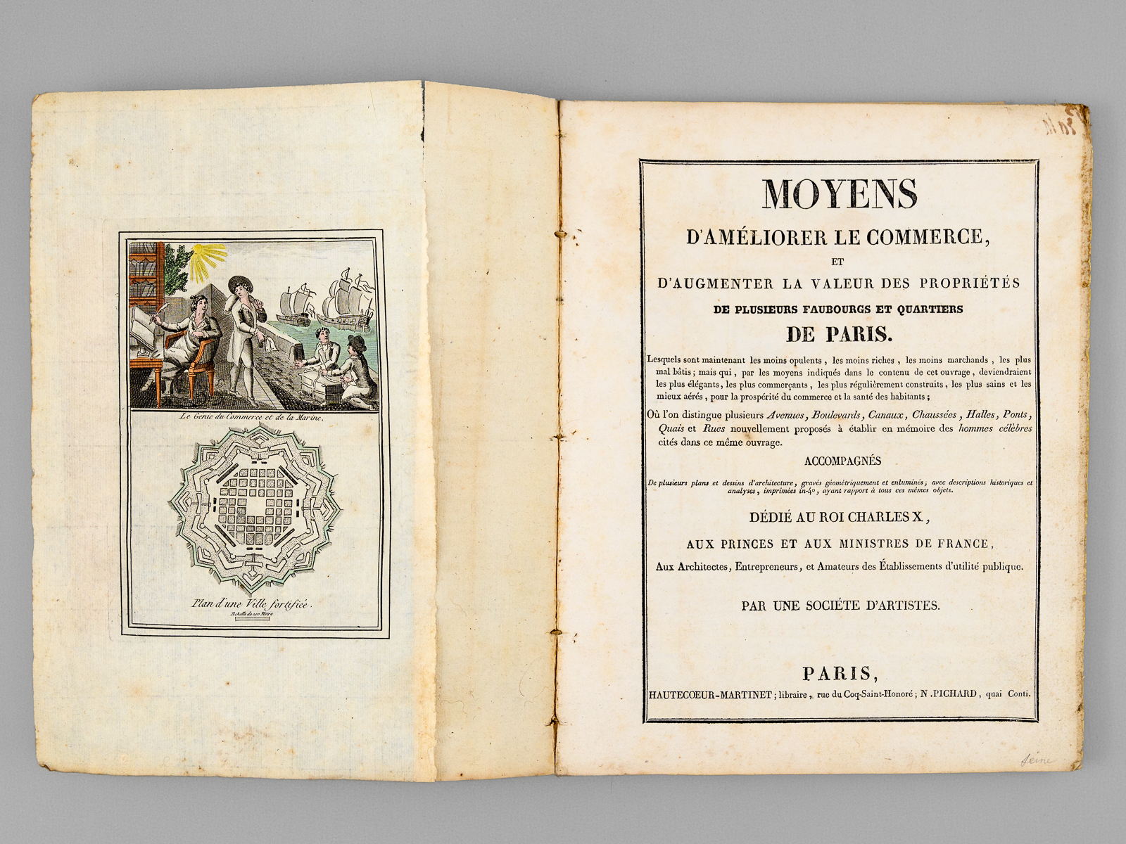 photo n°15 : Moyens d'Améliorer le Commerce, et d'Augmenter la Valeur des Propriétés de plusieurs Faubourgs et Quartiers de Paris. Lesquels sont maintenant les moins pulents, les moins riches, les moins marchands, les plus mal bâtis, mais qu