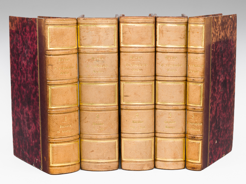 photo n°12 : Publius Virgilius Maro varietate lectionis et perpetua Adnotatione illustratus a Christ. Gottl. Heyne (5 Volumes - Complete set) Vol. 1 : Bucolica et Georgica ; Vol. 2 : Aenidis Libri I-VI ; Vol. 3 : Aenidis Libri VII - XII et Index Notarum ; Vol. 4 : Car