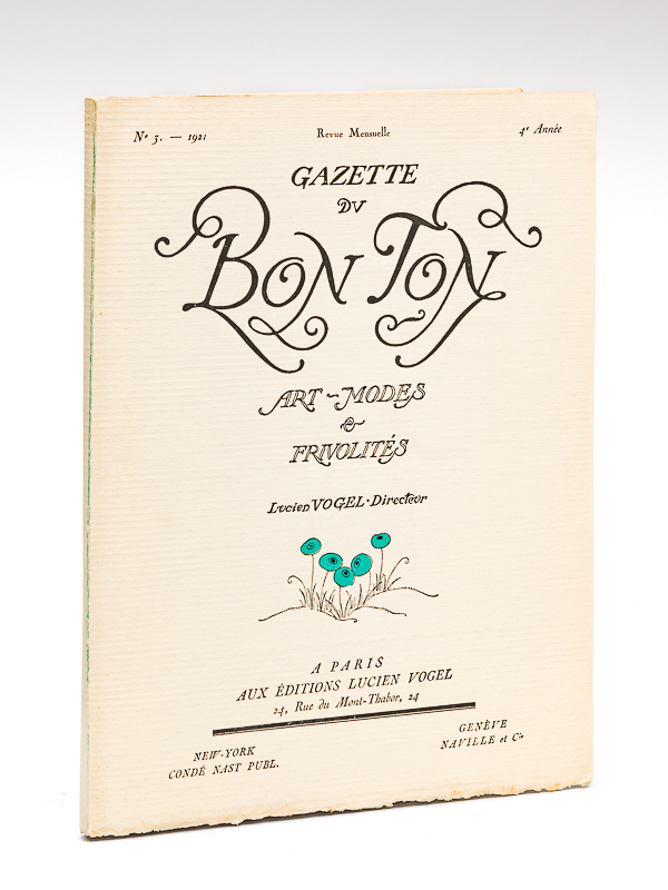 photo n°19 : Gazette du Bon Ton. Art - Modes & Frivolités. Année 1921  - 4e Année - Numéro 3  - Revue Mensuelle