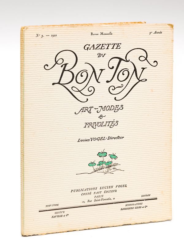 photo n°16 : Gazette du Bon Ton. Art - Modes & Frivolités. Année 1922  - 5e Année - Numéro 3 - Revue Mensuelle