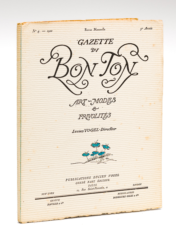 photo n°17 : Gazette du Bon Ton. Art - Modes & Frivolités. Année 1922  - 5e Année - Numéro 4 - Revue Mensuelle