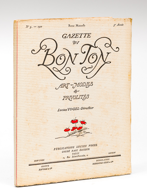 photo n°16 : Gazette du Bon Ton. Art - Modes & Frivolités. Année 1922  - 5e Année - Numéro 5 - Revue Mensuelle