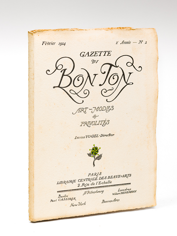 photo n°17 : Gazette du Bon Ton. Art - Modes & Frivolités. Février 1914  - 2e Année - Numéro 2