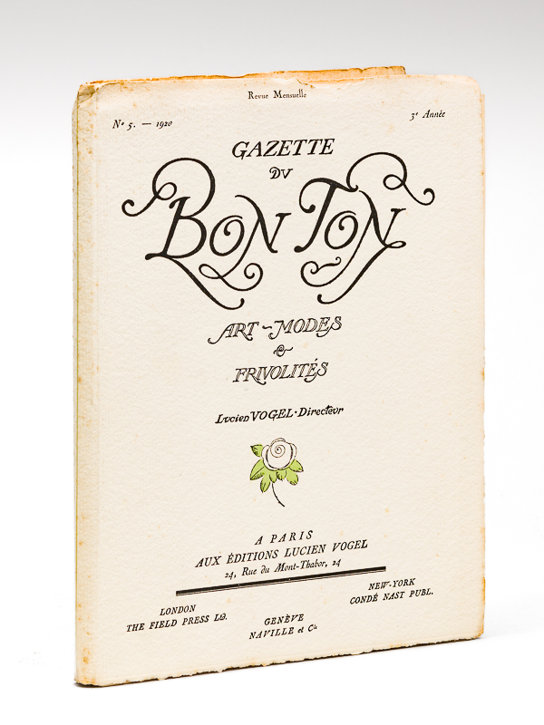 photo n°20 : Gazette du Bon Ton. Art - Modes & Frivolités Juin 1920  - 3e Année - Numéro 5 - Revue Mensuelle