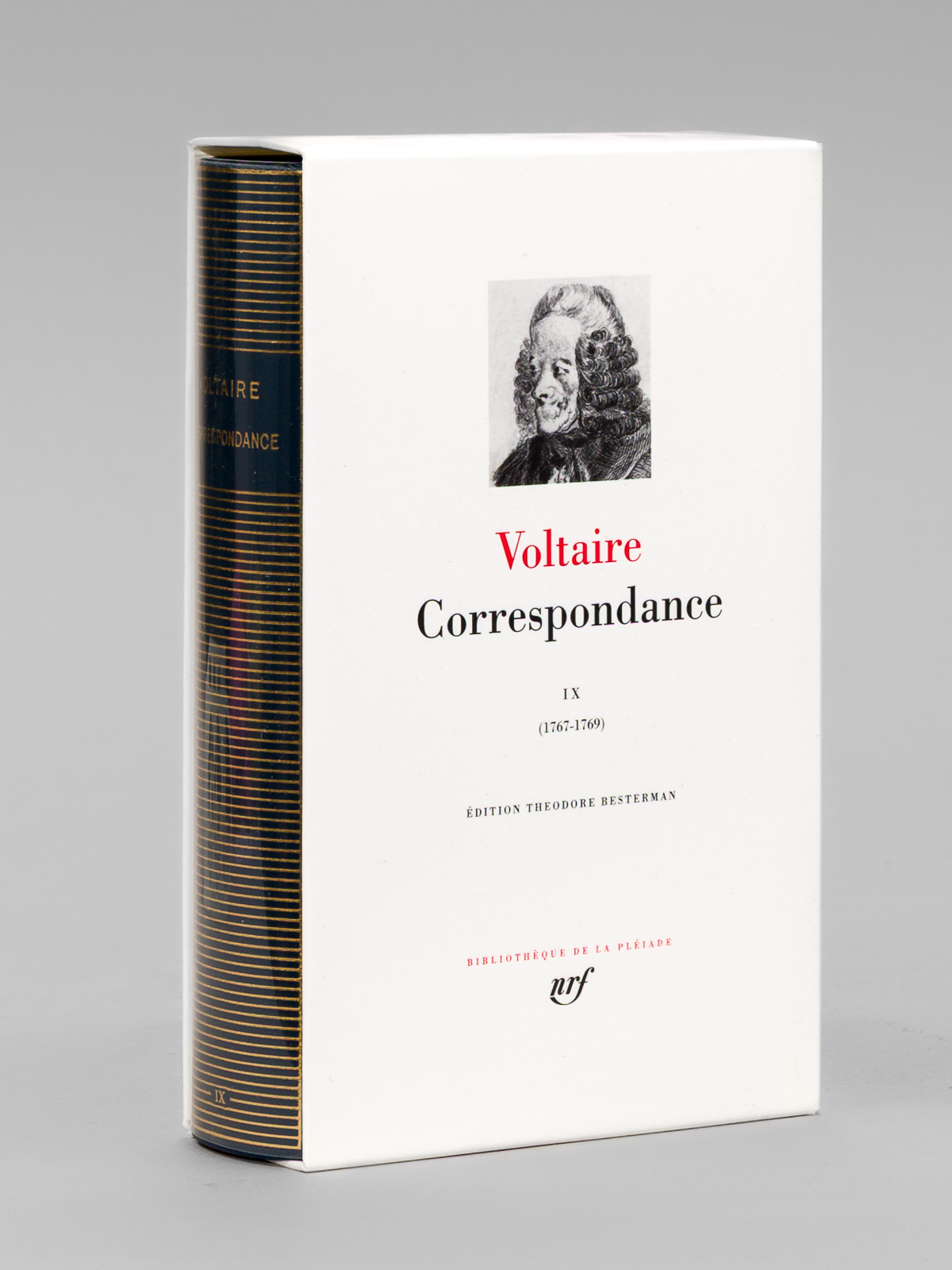 photo n°6 : Correspondance IX (juillet 1767 - septembre 1769). Edition Théodore Bestermann.