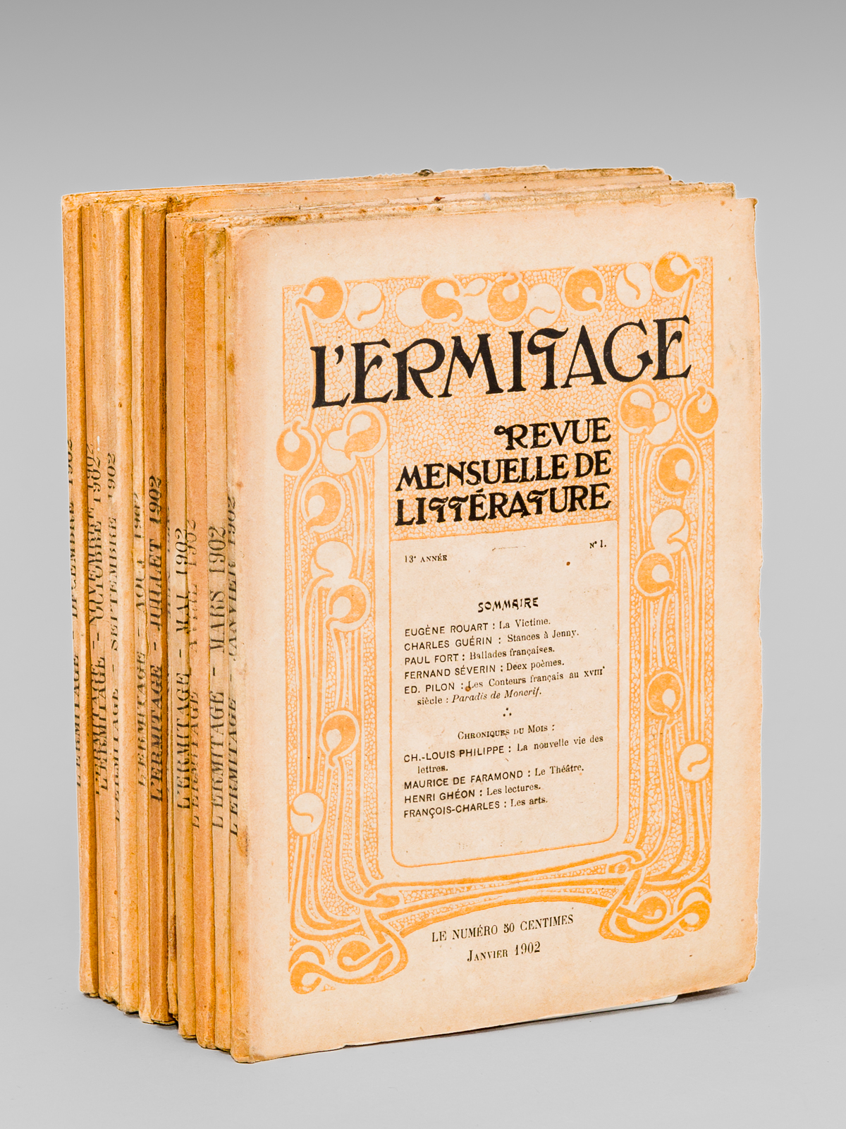 photo n°16 : L'Ermitage. Revue Mensuelle de Littérature. 13e Année - 1902 (11 Numéros sur 12 - Sans le numéro 2)