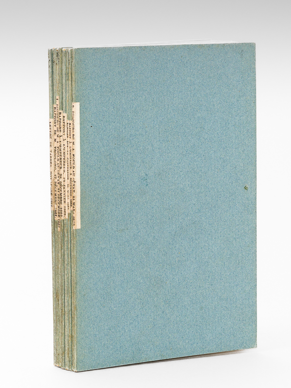photo n°11 : Documents Financiers [ 14 novembre 1861 ] [On joint : ] Rapport n° 1 Session de 1861. Sénat. Séance du mardi 17 décembre 1861. Rapport fait par M. le Premier Président Troplong au nom de la Commission chargée d'exami