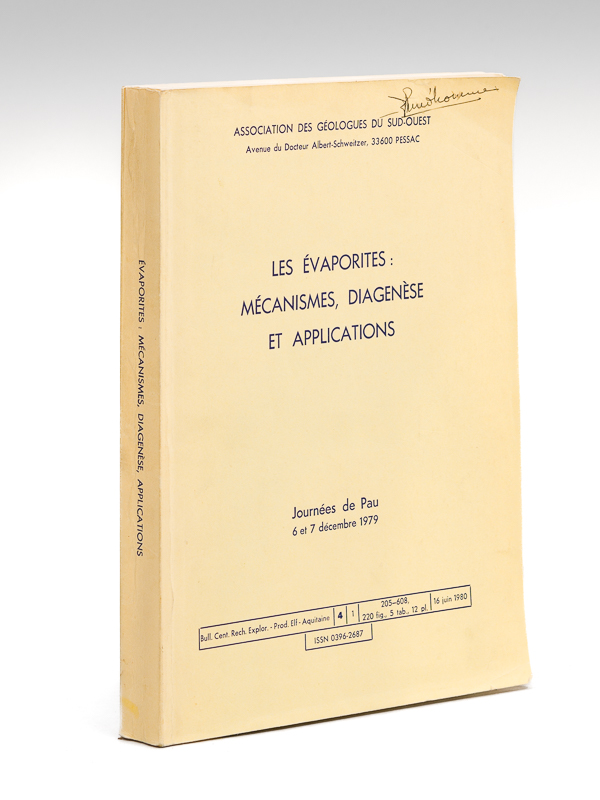 photo n°10 : Les évaporites : mécanismes, diagenèse et applications. Journée de Pau 6 et 7 décembre 1979