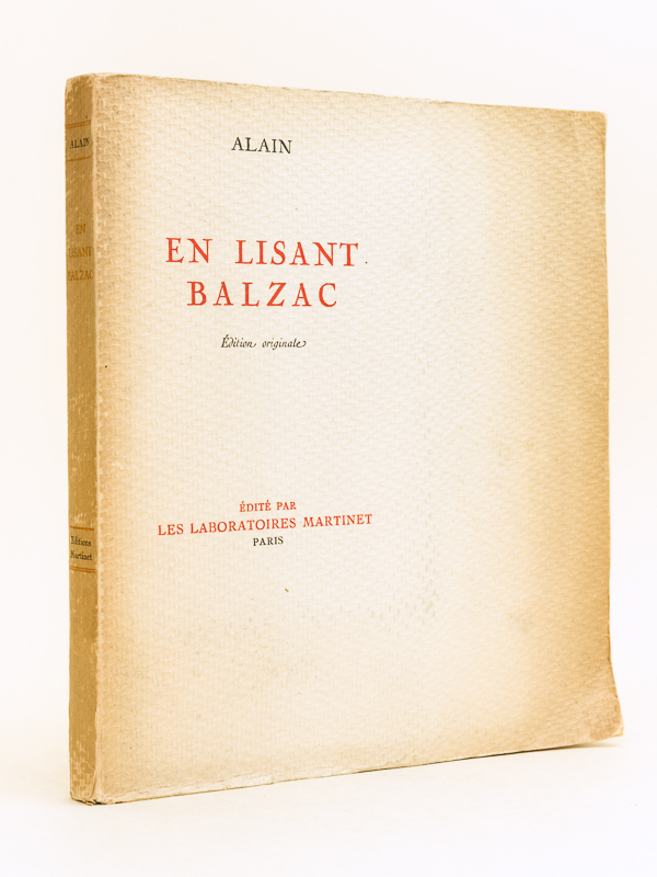 photo n°9 : En lisant Balzac. Edition originale.