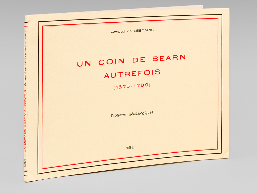 photo n°8 : Un Coin de Béarn autrefois (1575-1789) Tableaux généalogiques [ Edition originale ]