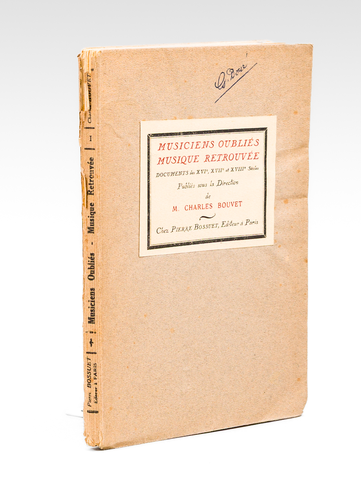 photo n°7 : Musiciens oubliés, Musique retrouvée. Documents des XVIe, XVIIe et XVIIIe Siècles.