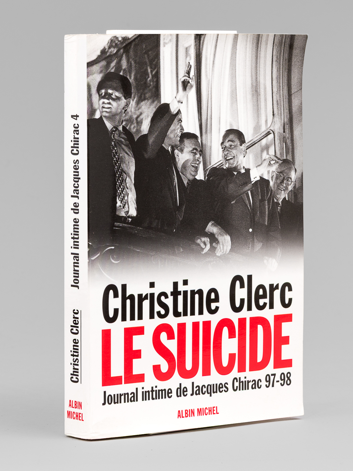 photo n°10 : Le suicide. Journal intime de Jacques Chirac 4  - Juillet 1997 - mai 1998 [ Livre dédicacé par l'auteur à Maurice Druon ]