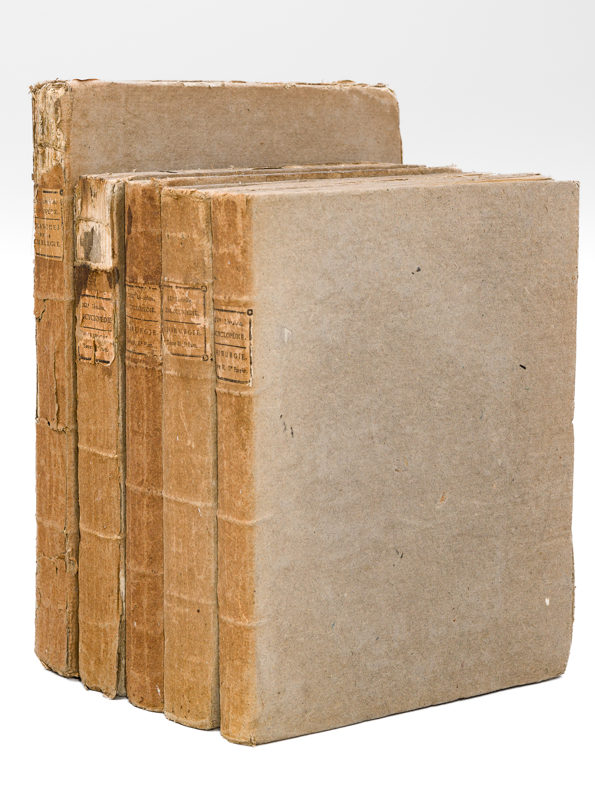 photo n°20 : Encyclopédie Méthodique. Chirurgie (2 Tomes de Dictionnaire de Chirurgie et d'Explication des Planches et 1 Vol. de Planches - Complet) [ Edition originale ]