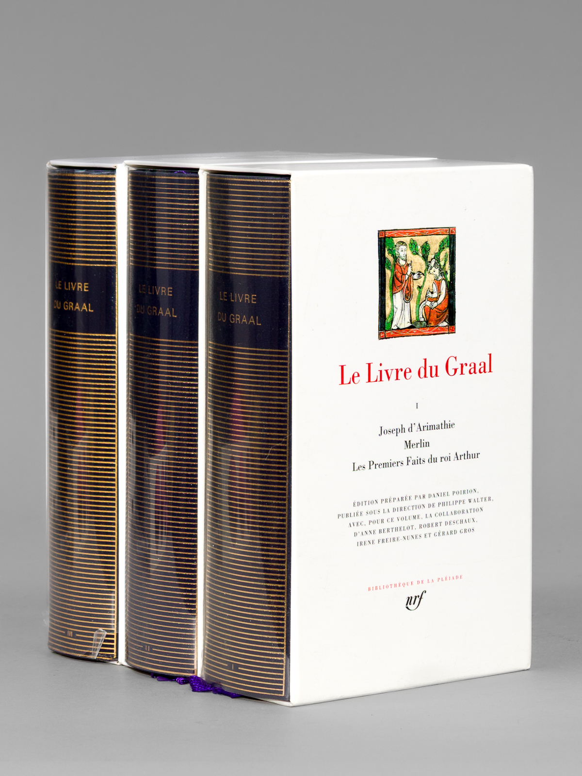 photo n°6 : Le Livre du Graal (3 tomes, complet) : Tome I Joseph d'Arimathie - Merlin - Les premiers faits du Roi Arhur ; Tome II Lancelot - De la Marche de la Gaule à la Première Parie de la quête de Lancelot ; Tome III Lancelot - La Seconde part