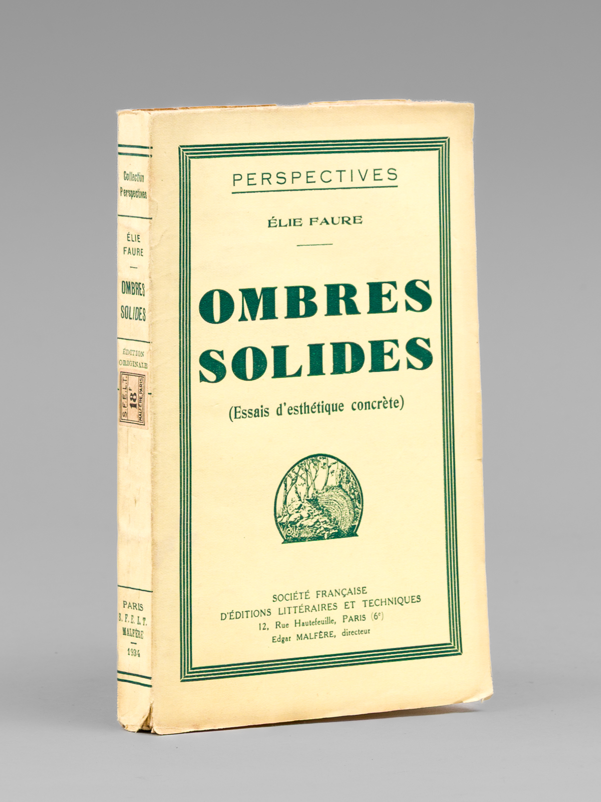 photo n°8 : Ombres solides (Essais d'esthétique concrète) [ Edition originale ]