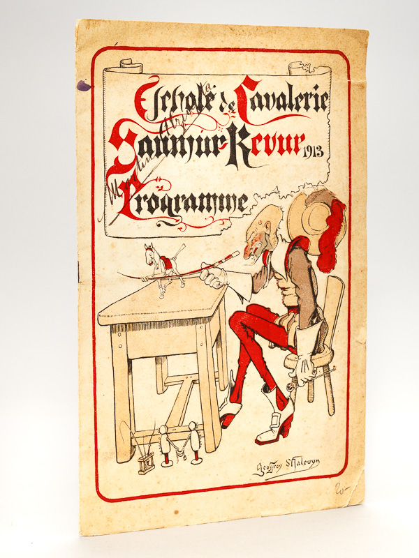 photo n°8 : Eschole de Cavalerie Saumur.[ Ecole de Cavalerie de Saumur ] Revue 1913 Programme